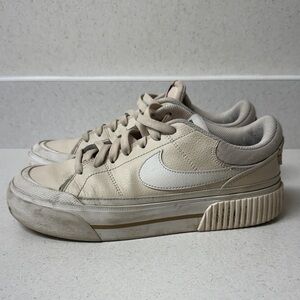 Nike Wmns Court Legacy Lift 'Pearl White' Sneakers